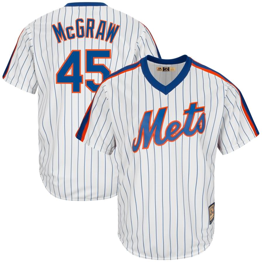 Tug McGraw New York Mets Majestic Cooperstown Collection Cool Base Player Jersey - White