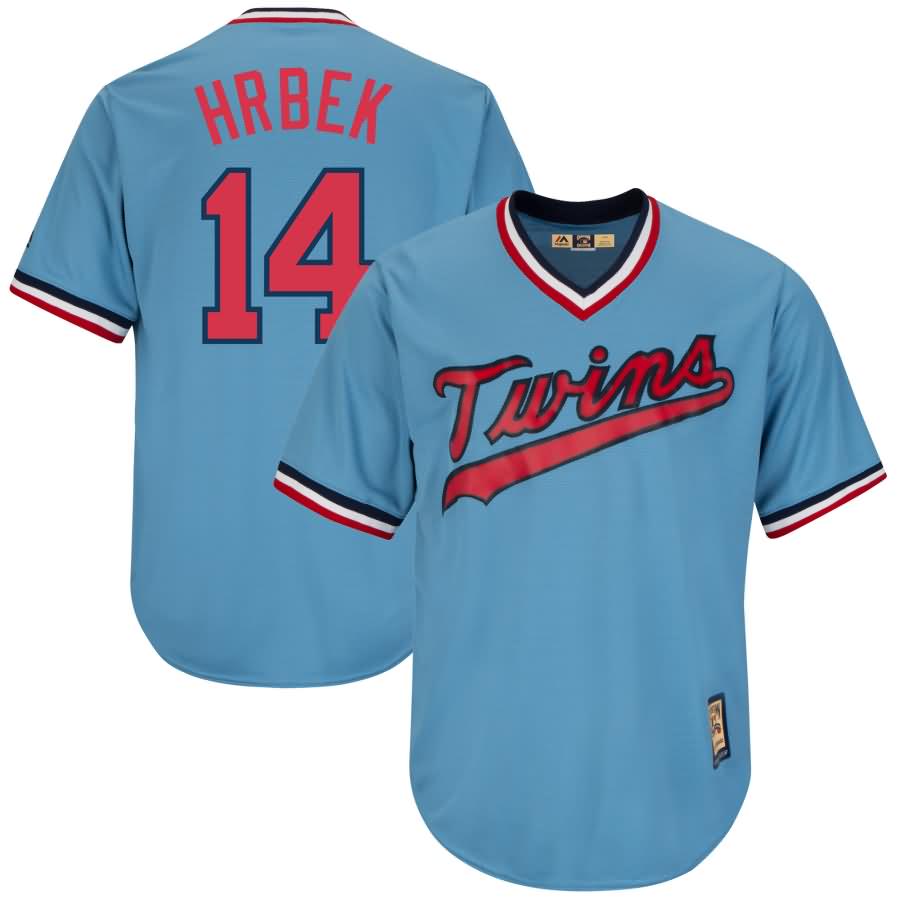 Kent Hrbek Minnesota Twins Majestic Cooperstown Collection Cool Base Player Jersey - Light Blue