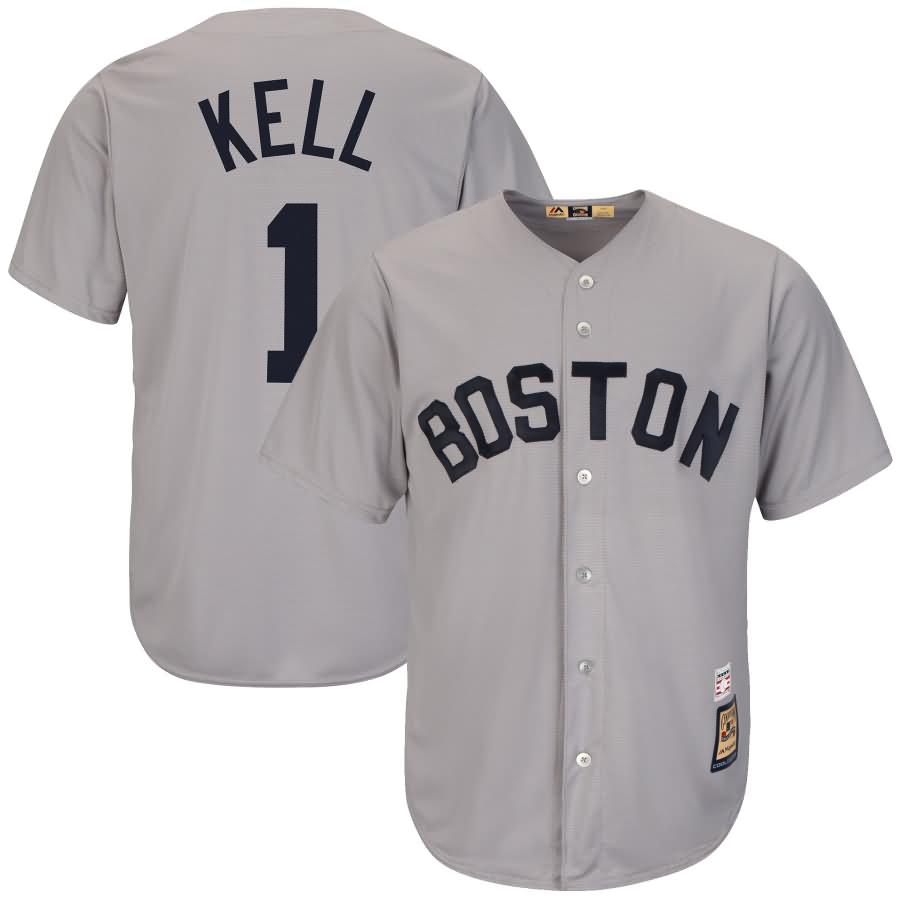 George Kell Boston Red Sox Majestic Cooperstown Collection Cool Base Player Jersey - Gray