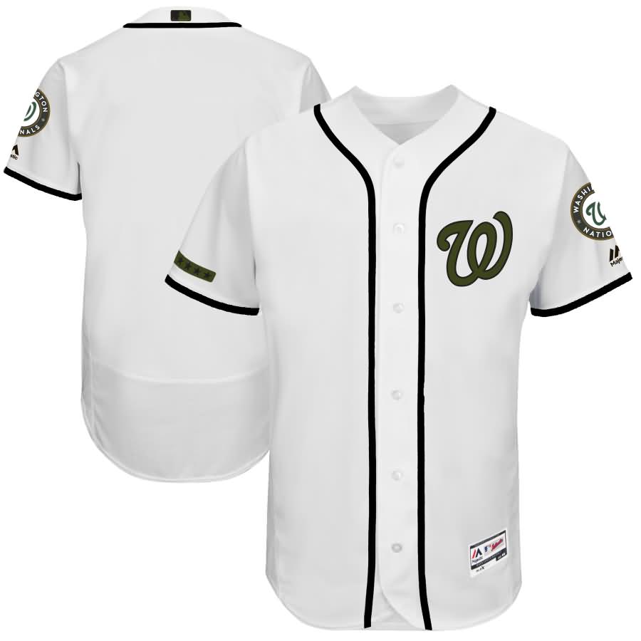 Washington Nationals Majestic 2017 Memorial Day Authentic Collection Flex Base Team Jersey - White