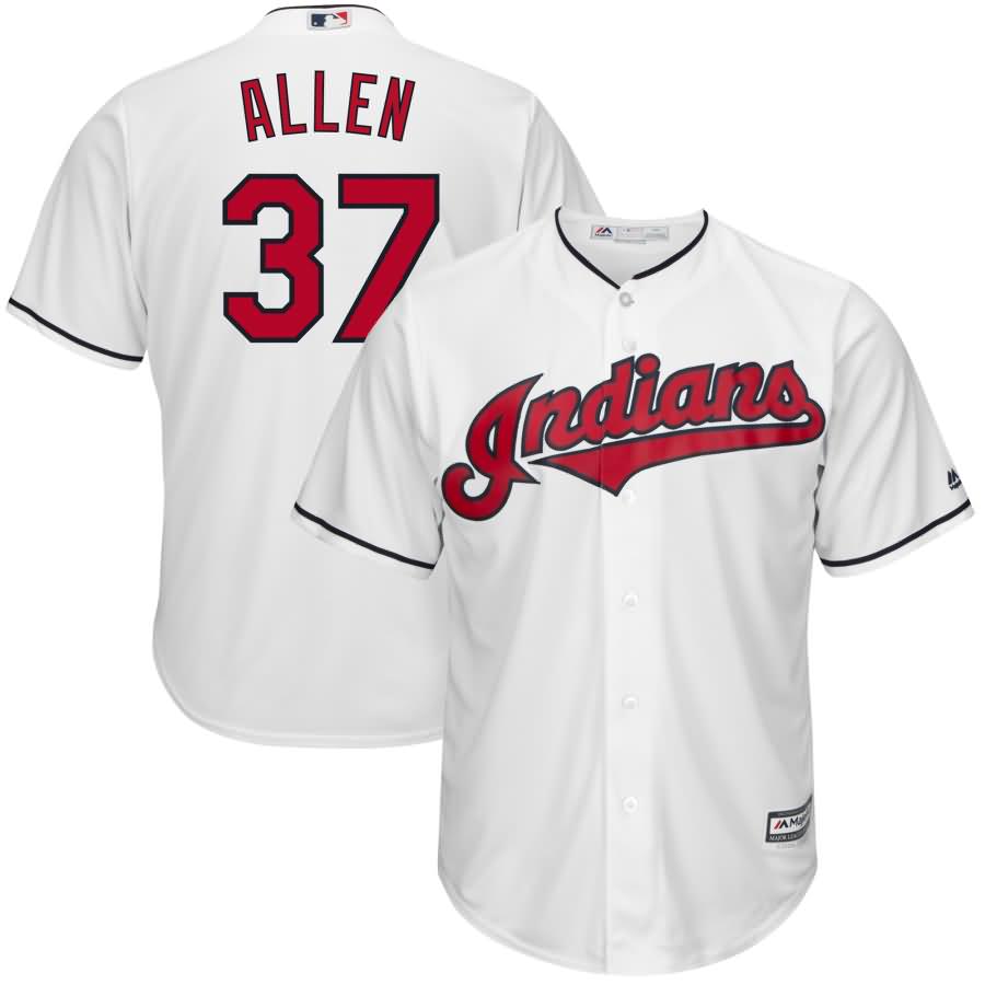Cody Allen Cleveland Indians Majestic Cool Base Home Player Jersey - White