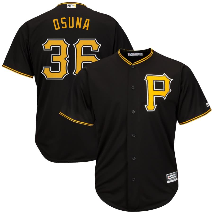 Jose Osuna Pittsburgh Pirates Majestic Alternate Cool Base Replica Player Jersey - Black