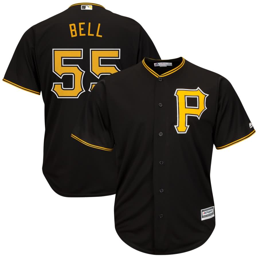 Josh Bell Pittsburgh Pirates Majestic Alternate Cool Base Replica Player Jersey - Black