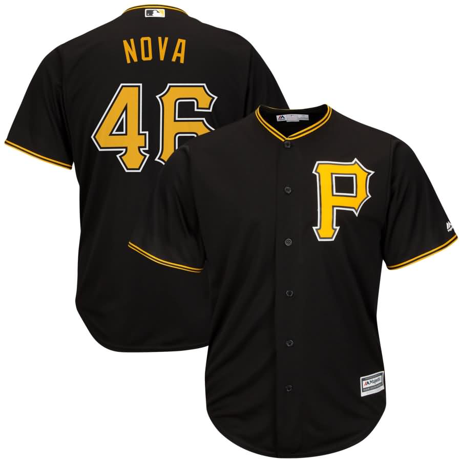 Ivan Nova Pittsburgh Pirates Majestic Alternate Cool Base Replica Player Jersey - Black