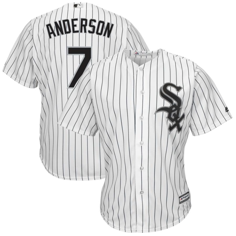 Tim Anderson Chicago White Sox Majestic Home Cool Base Replica Player Jersey - White