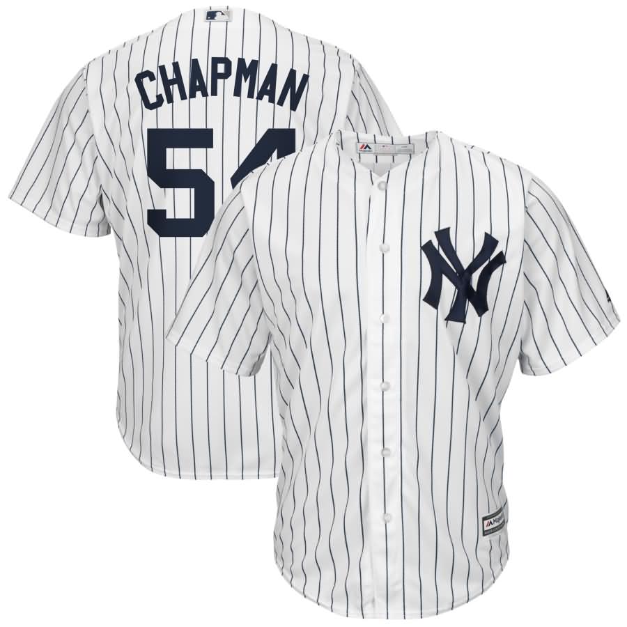 Aroldis Chapman New York Yankees Majestic Cool Base Home Player Jersey - White