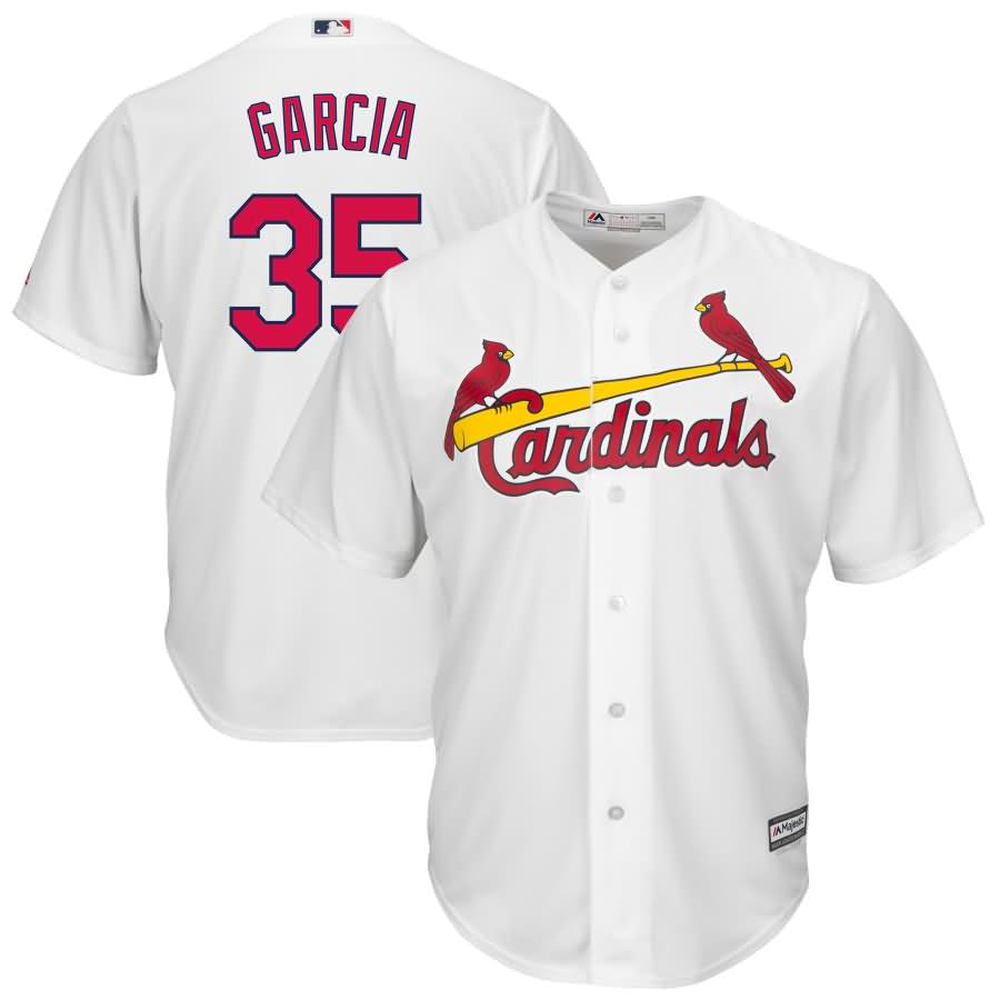 Greg Garcia St. Louis Cardinals Majestic Home Cool Base Replica Player Jersey - White