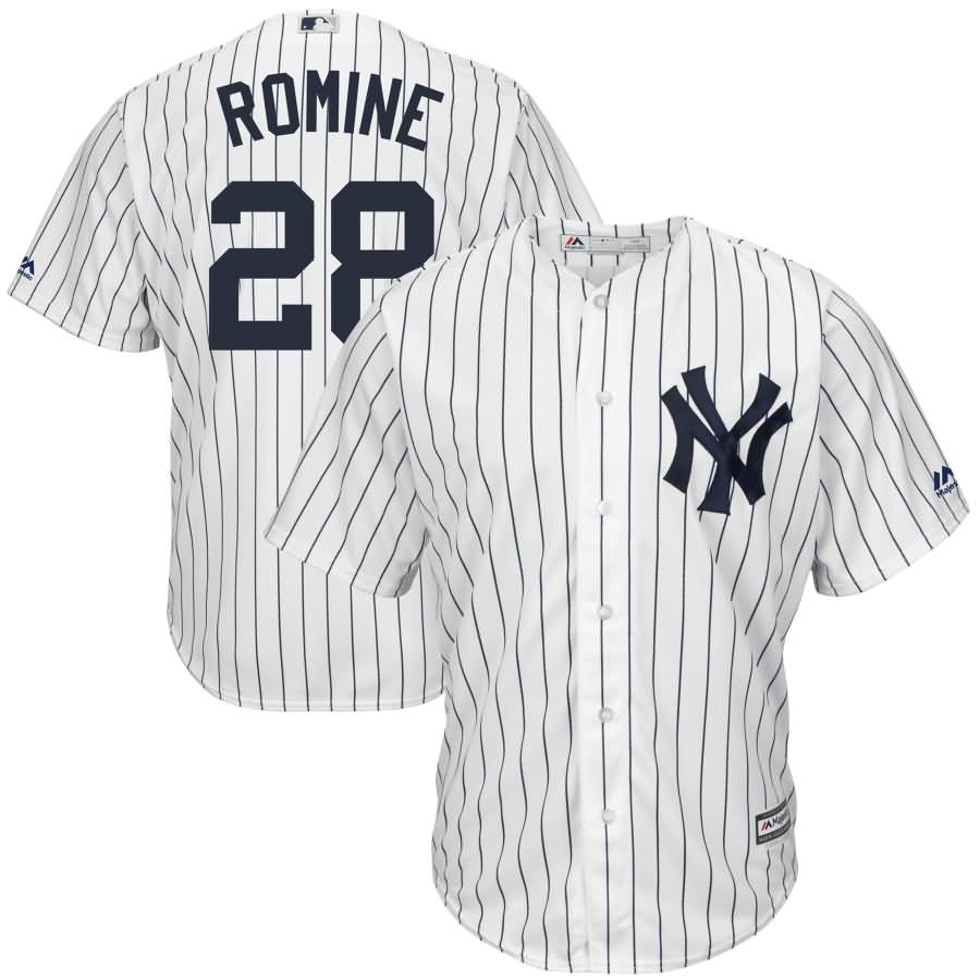 Austin Romine New York Yankees Majestic Home Cool Base Replica Player Jersey - White