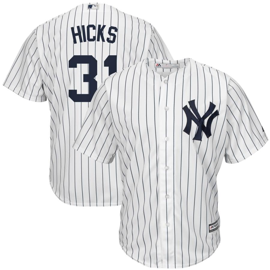 Aaron Hicks New York Yankees Majestic Home Cool Base Replica Player Jersey - White