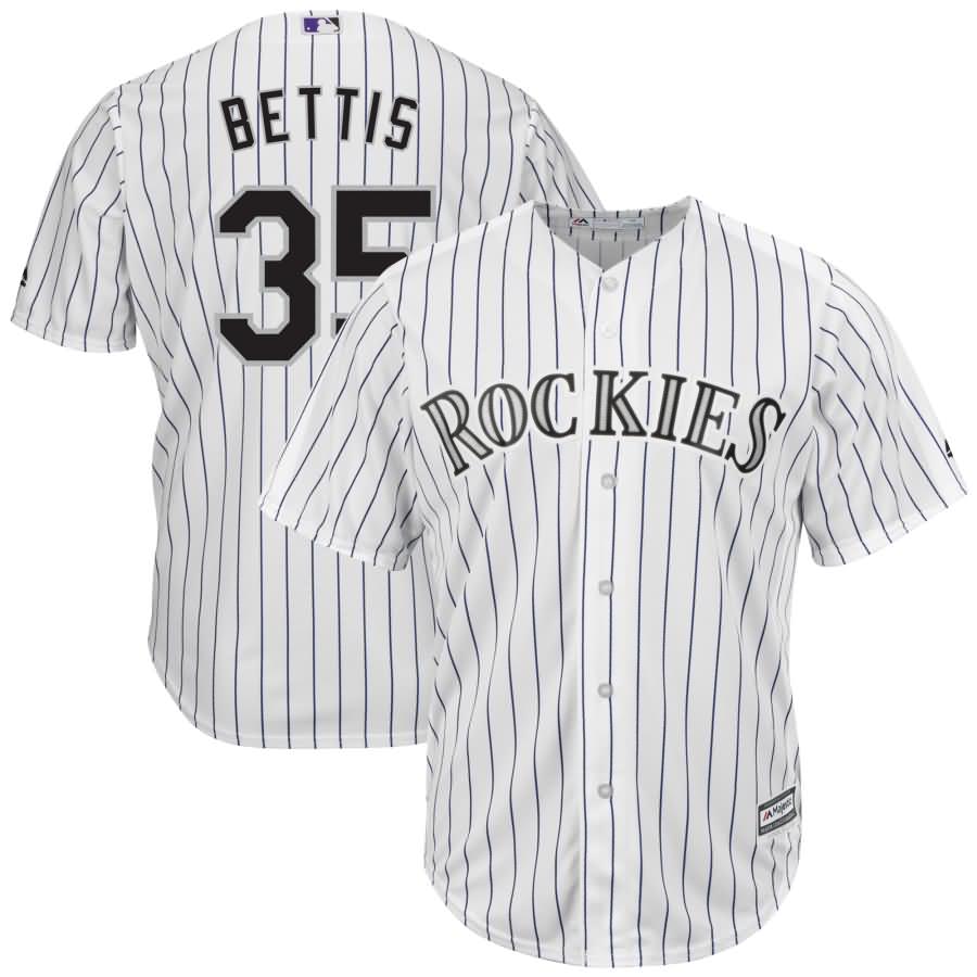Chad Bettis Colorado Rockies Majestic Home Cool Base Jersey - White