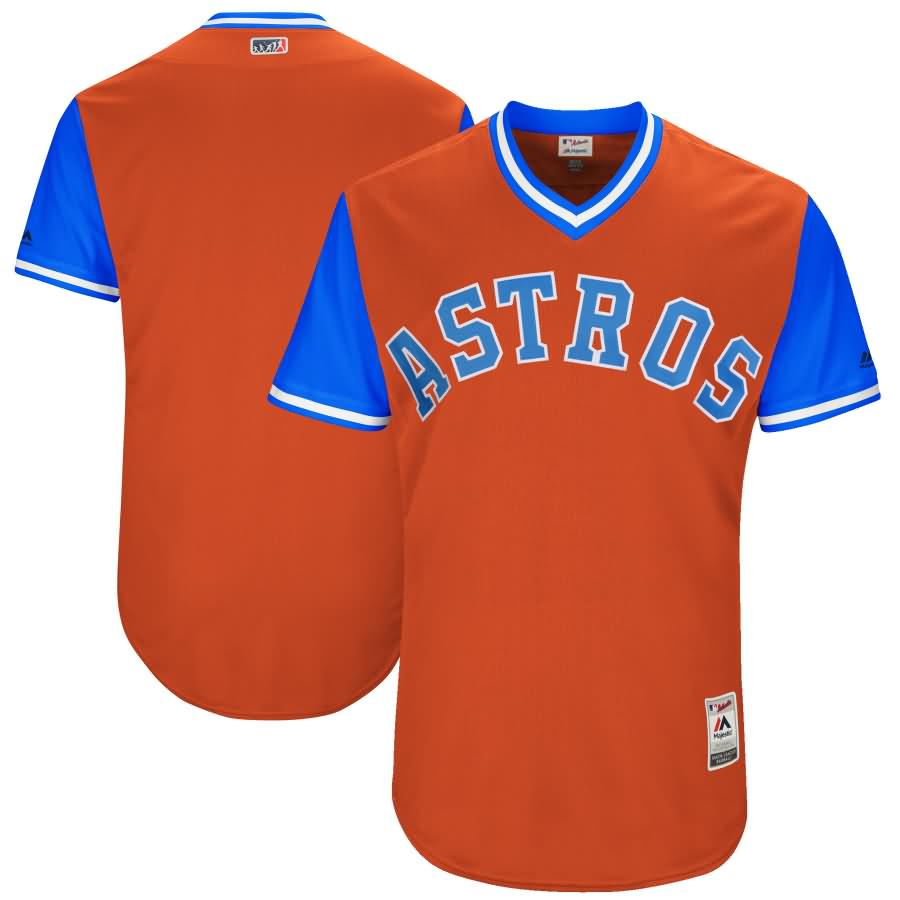 Houston Astros Majestic 2017 Players Weekend Authentic Team Jersey - Orange