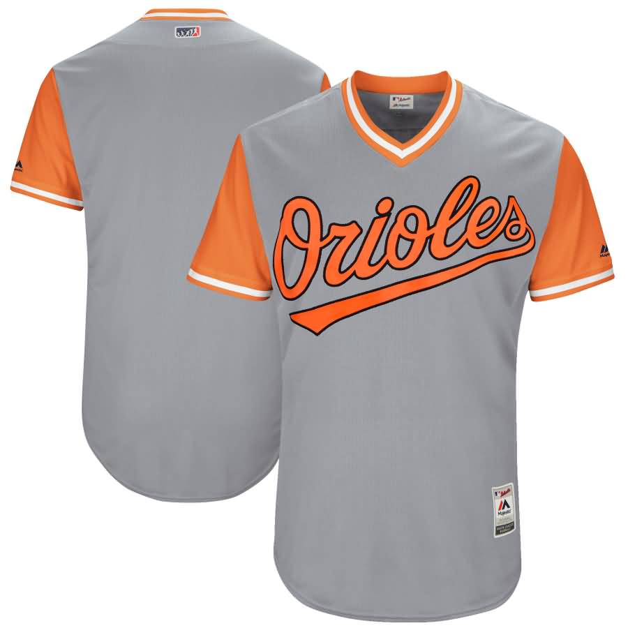 Baltimore Orioles Majestic 2017 Players Weekend Authentic Team Jersey - Gray