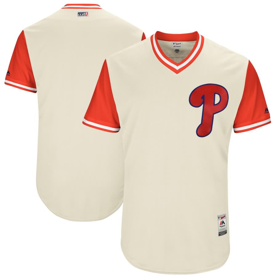 Philadelphia Phillies Majestic 2017 Players Weekend Authentic Team Jersey - Tan