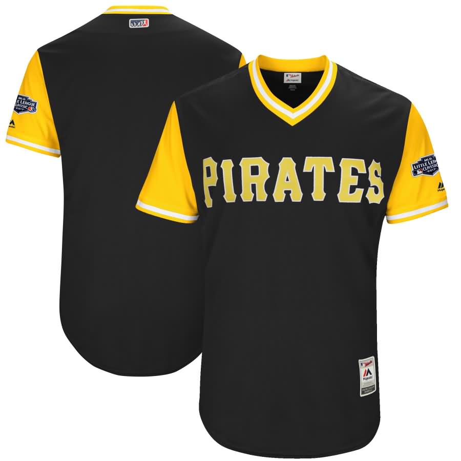 Pittsburgh Pirates Majestic 2017 Players Weekend Authentic Team Jersey - Black