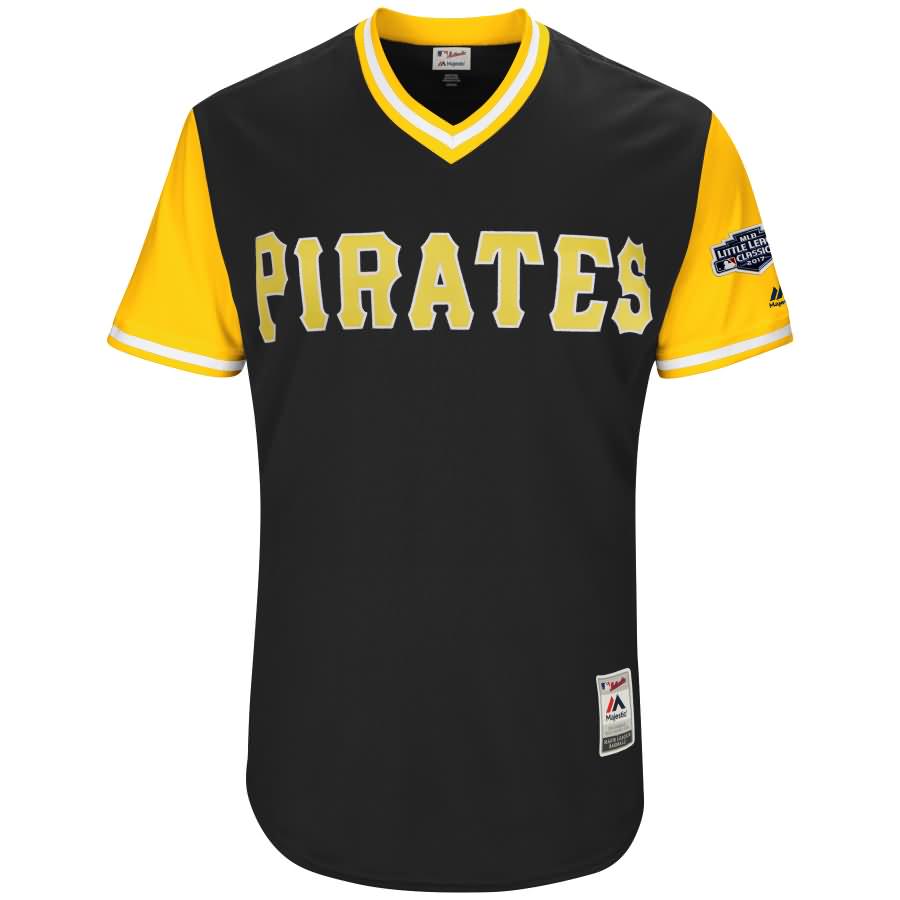 Pittsburgh Pirates Majestic 2017 Players Weekend Authentic Team Jersey - Black