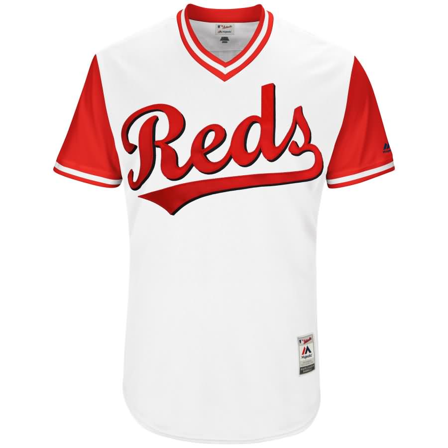 Cincinnati Reds Majestic 2017 Players Weekend Authentic Team Jersey - White