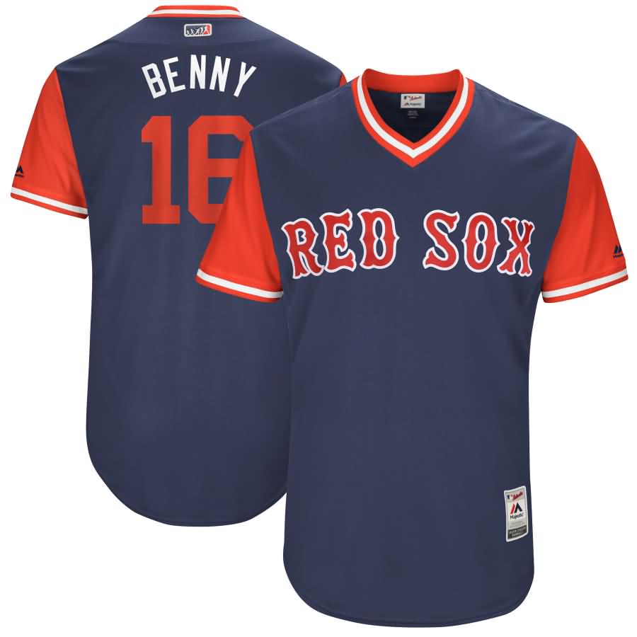 Andrew Benintendi "Benny" Boston Red Sox Majestic 2017 Little League World Series Authentic Players Weekend Classic Jersey - Navy/Red