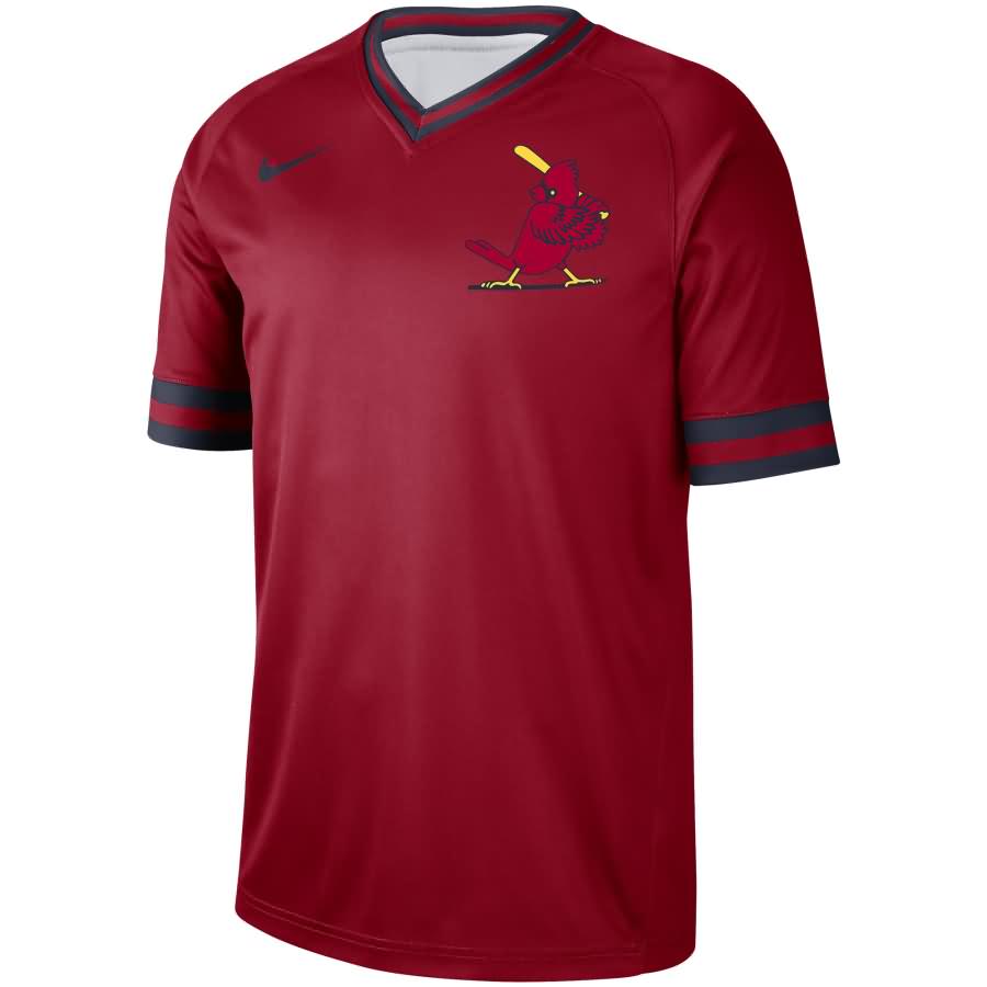 St. Louis Cardinals Nike Cooperstown Collection Legend V-Neck Jersey - Red