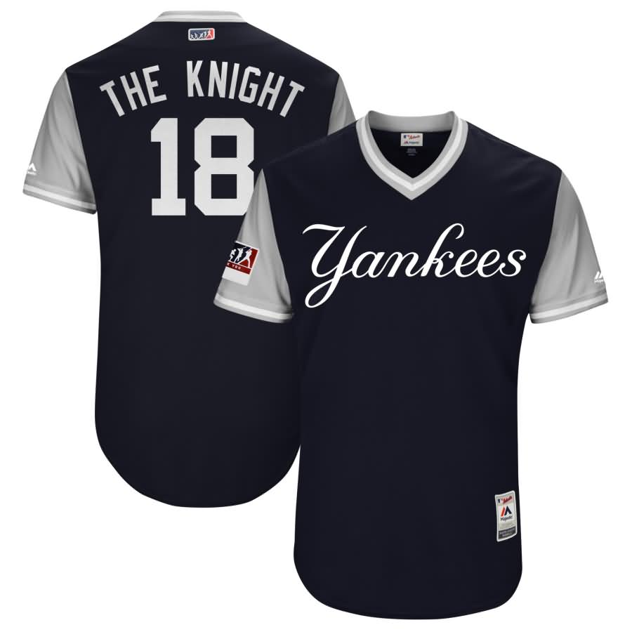 Didi Gregorius "The Knight" New York Yankees Majestic 2018 Players' Weekend Authentic Jersey - Navy/Gray