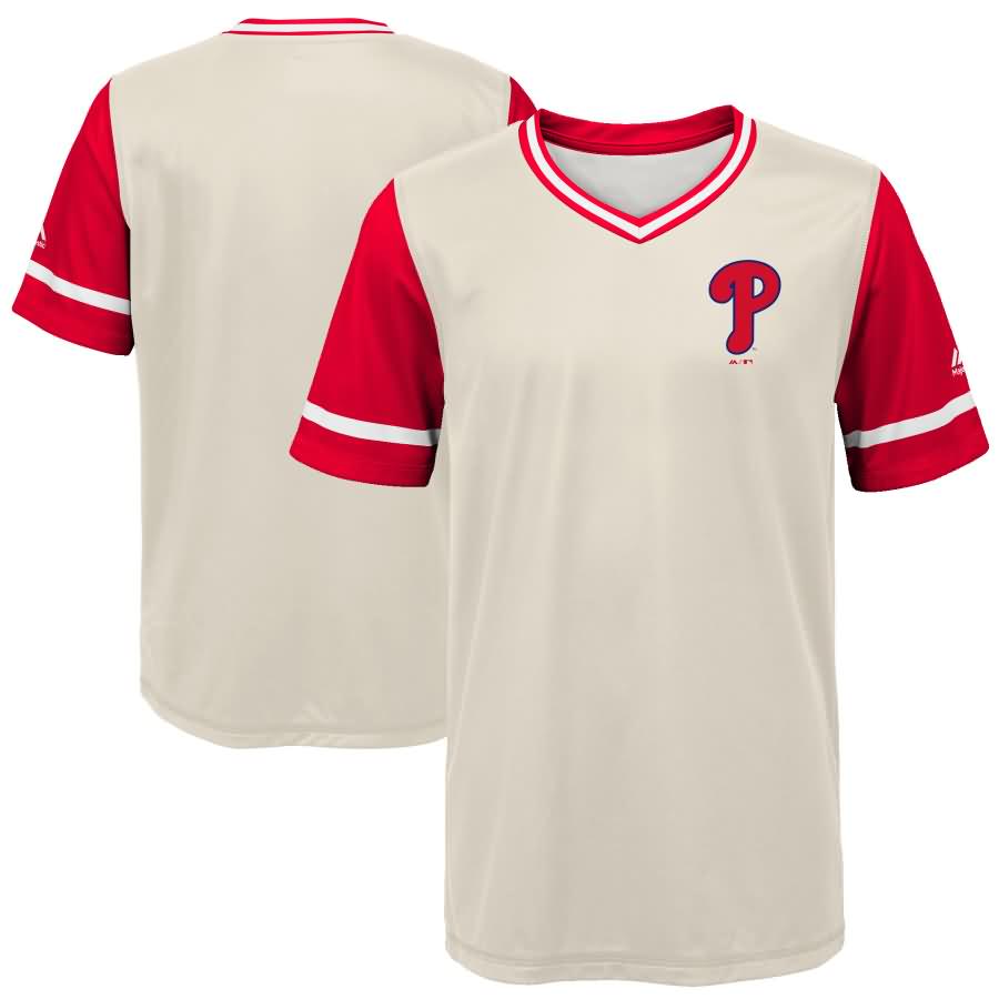 Philadelphia Phillies Majestic Youth 2017 Players Weekend Team Jersey - Tan