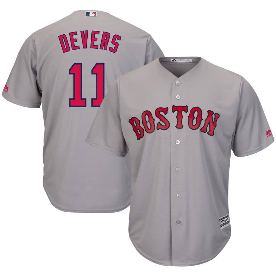 Rafael Devers Boston Red Sox Majestic Road Official Cool Base Player Jersey - Gray