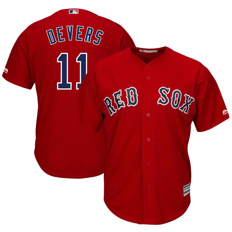 Rafael Devers Boston Red Sox Majestic Alternate Official Cool Base Player Jersey - Scarlet