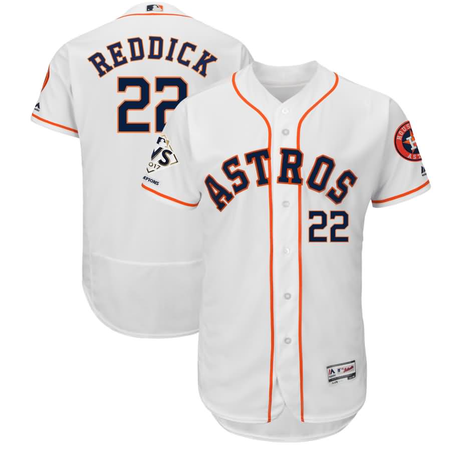 Josh Reddick Houston Astros Majestic 2017 World Series Champions Flex Base Player Jersey - White