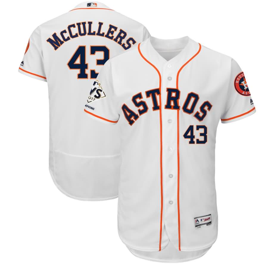 Lance McCullers Houston Astros Majestic 2017 World Series Champions Flex Base Player Jersey - White