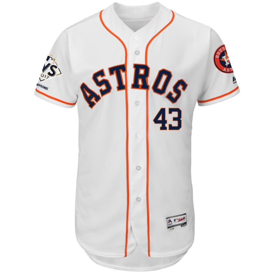 Lance McCullers Houston Astros Majestic 2017 World Series Champions Flex Base Player Jersey - White
