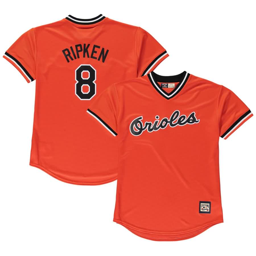 Cal Ripken Jr. Baltimore Orioles Youth Cooperstown Collection Replica Player Jersey - Orange