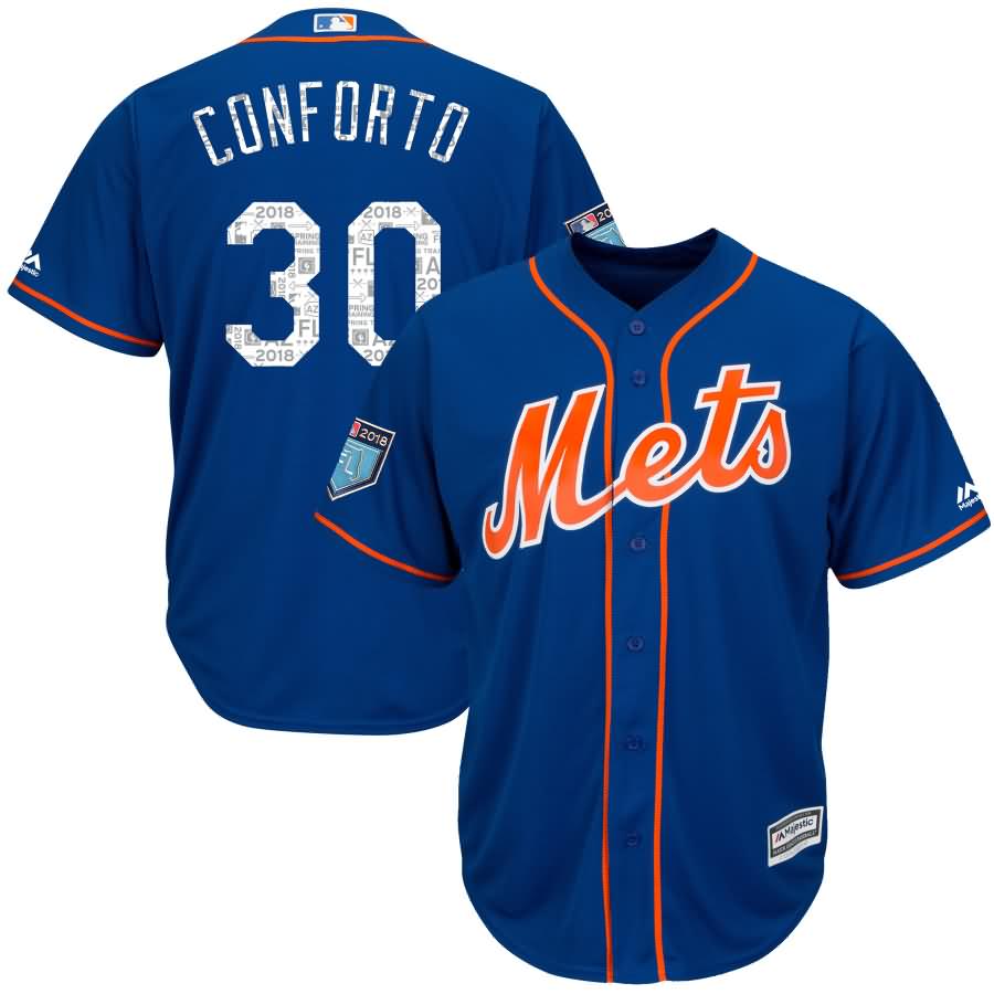 Michael Conforto New York Mets Majestic 2018 Spring Training Cool Base Player Jersey - Royal
