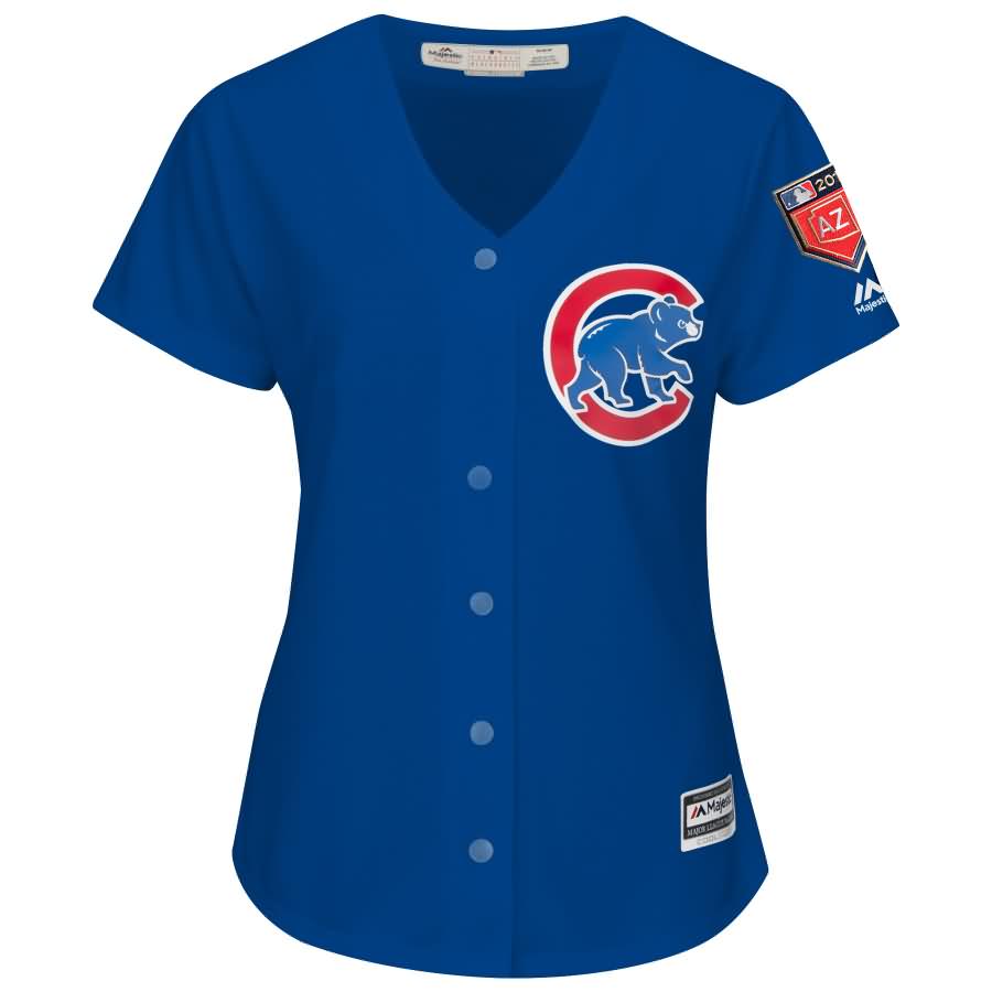 Kris Bryant Chicago Cubs Majestic Women's 2018 Spring Training Cool Base Player Jersey - Royal