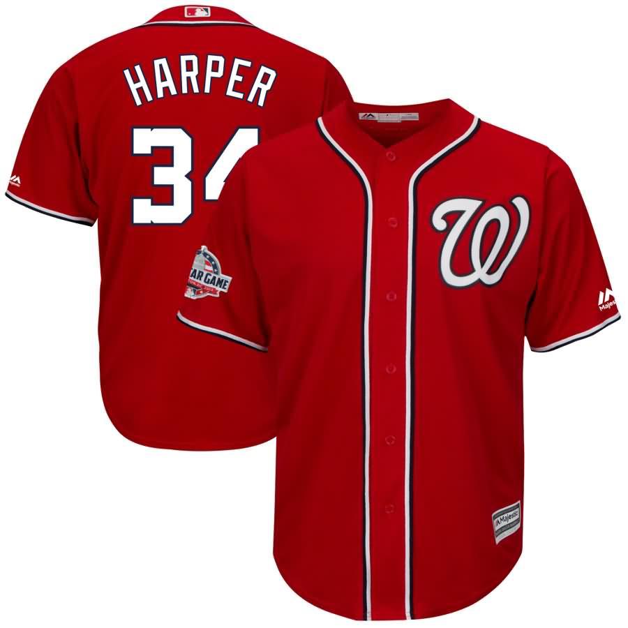 Bryce Harper Washington Nationals Majestic 2018 All-Star Game Alternate Cool Base Player Jersey - Scarlet
