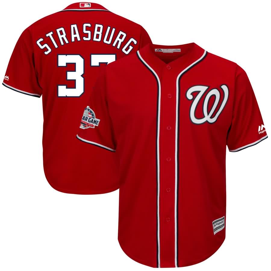 Stephen Strasburg Washington Nationals Majestic 2018 All-Star Game Alternate Cool Base Player Jersey - Scarlet