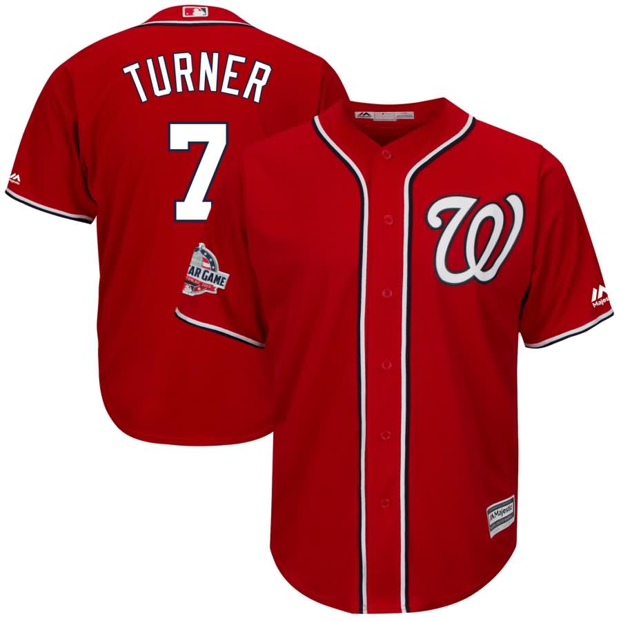 Trea Turner Washington Nationals Majestic 2018 All-Star Game Alternate Cool Base Player Jersey - Scarlet