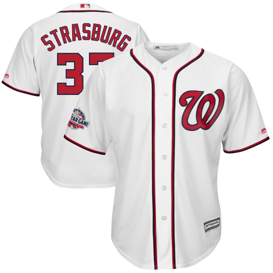 Stephen Strasburg Washington Nationals Majestic 2018 All-Star Game Home Cool Base Player Jersey - White