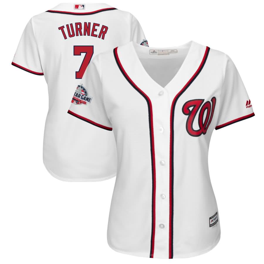 Trea Turner Washington Nationals Majestic Women's 2018 All-Star Game Home Cool Base Player Jersey - White