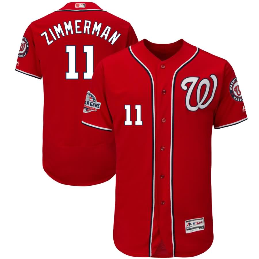 Ryan Zimmerman Washington Nationals Majestic 2018 All-Star Game Alternate Flex Base Player Jersey - Scarlet