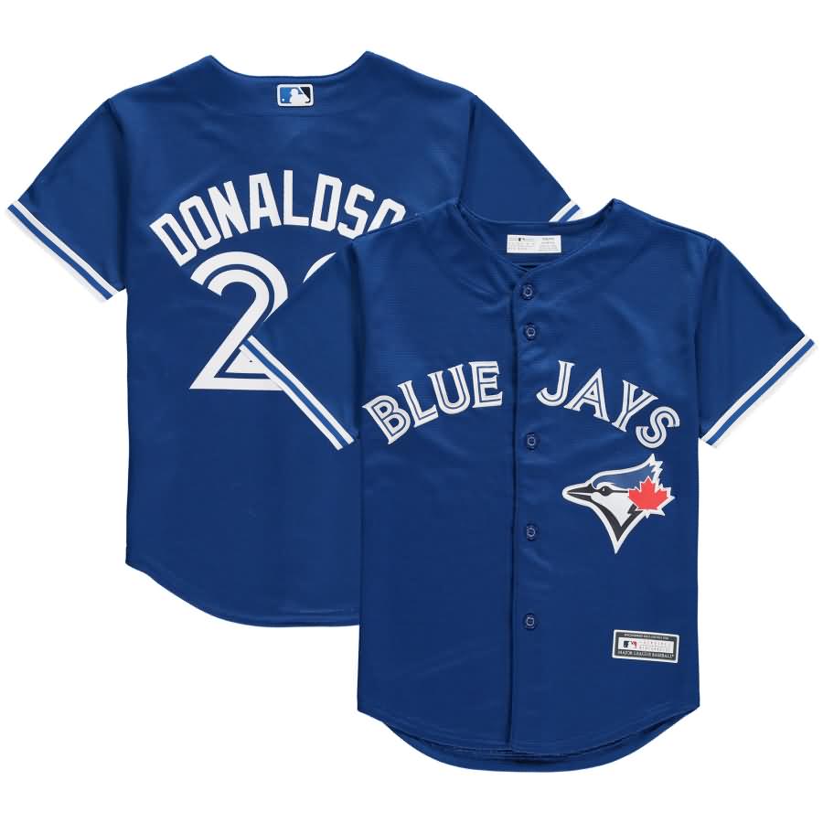 Josh Donaldson Toronto Blue Jays Youth Player Replica Jersey - Royal