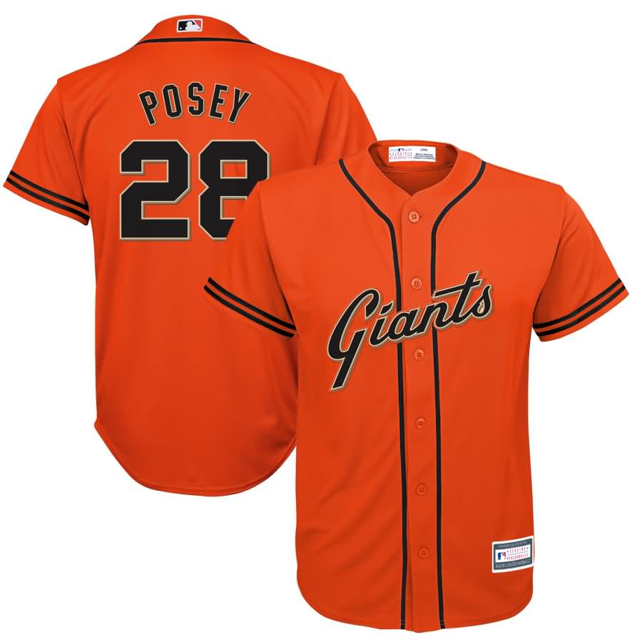 Buster Posey San Francisco Giants Youth Player Replica Jersey - Orange