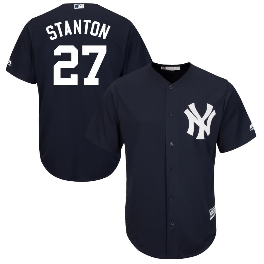 Giancarlo Stanton New York Yankees Majestic Cool Base Replica Player Jersey - Navy