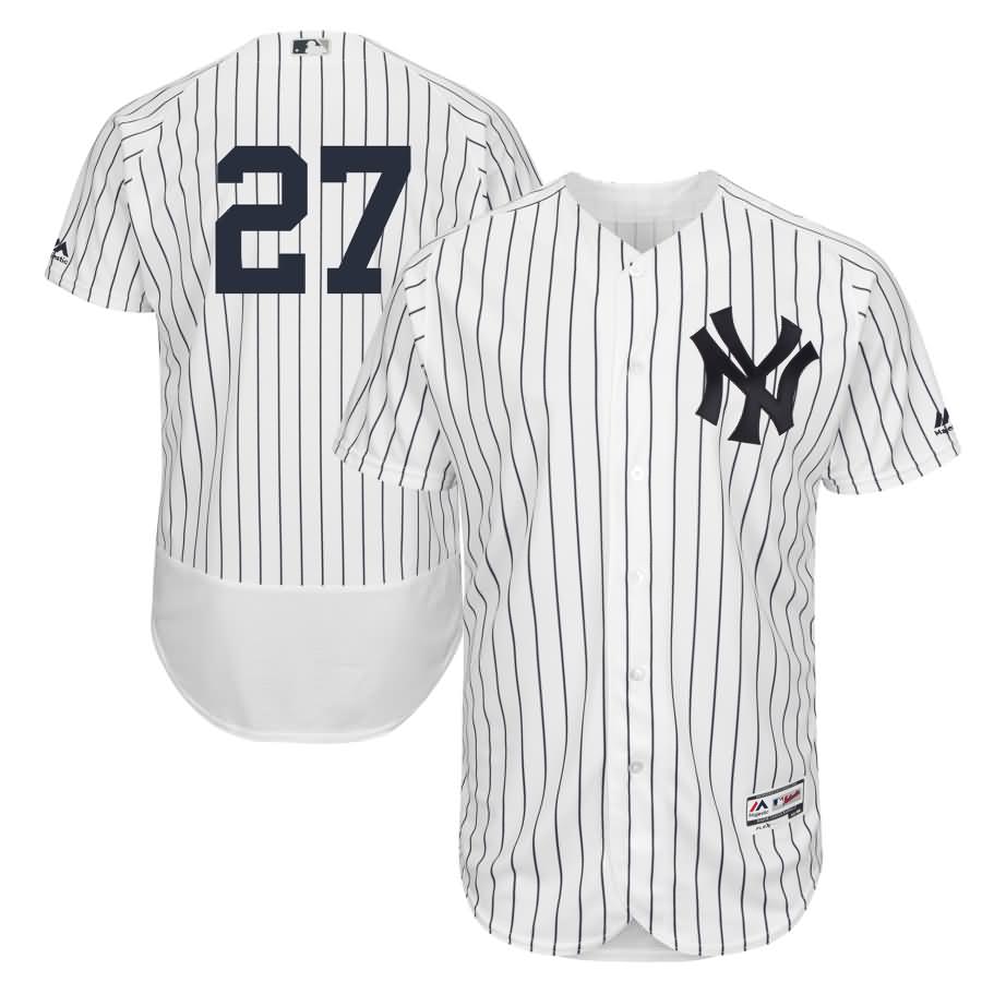 Giancarlo Stanton New York Yankees Majestic Flex Base Authentic Collection Player Jersey - White