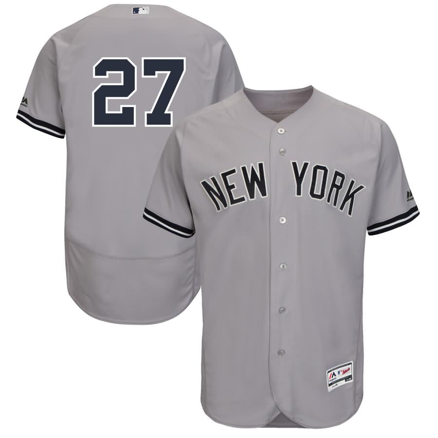 Giancarlo Stanton New York Yankees Majestic Flex Base Authentic Collection Player Jersey - Gray