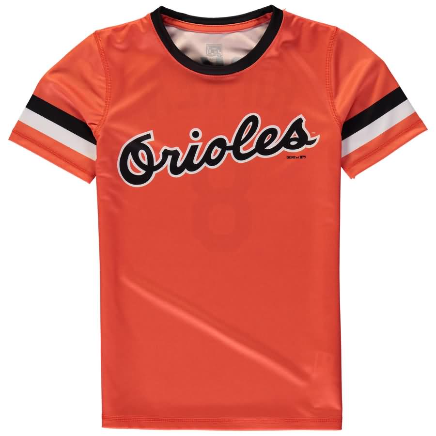 Cal Ripken Jr. Baltimore Orioles Youth Cooperstown Player Sublimated Jersey Top - Orange