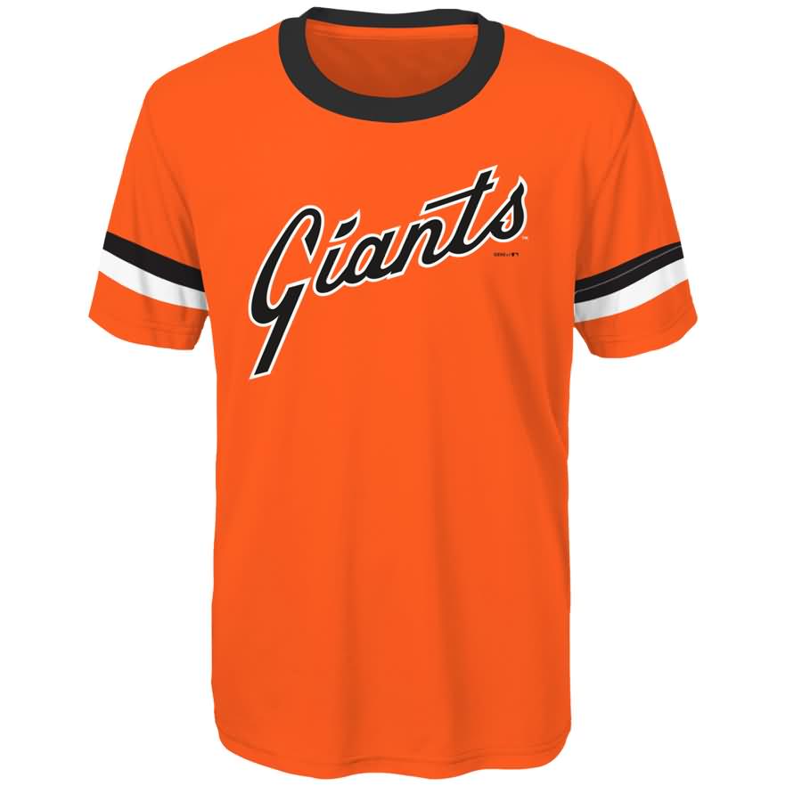 Buster Posey San Francisco Giants Youth Cooperstown Player Sublimated Jersey Top - Orange