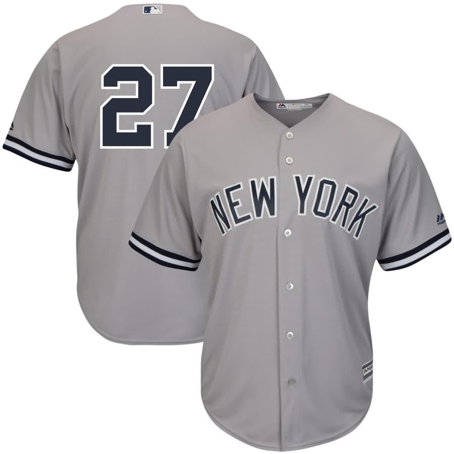 Giancarlo Stanton New York Yankees Majestic Cool Base Player Replica Jersey - Gray