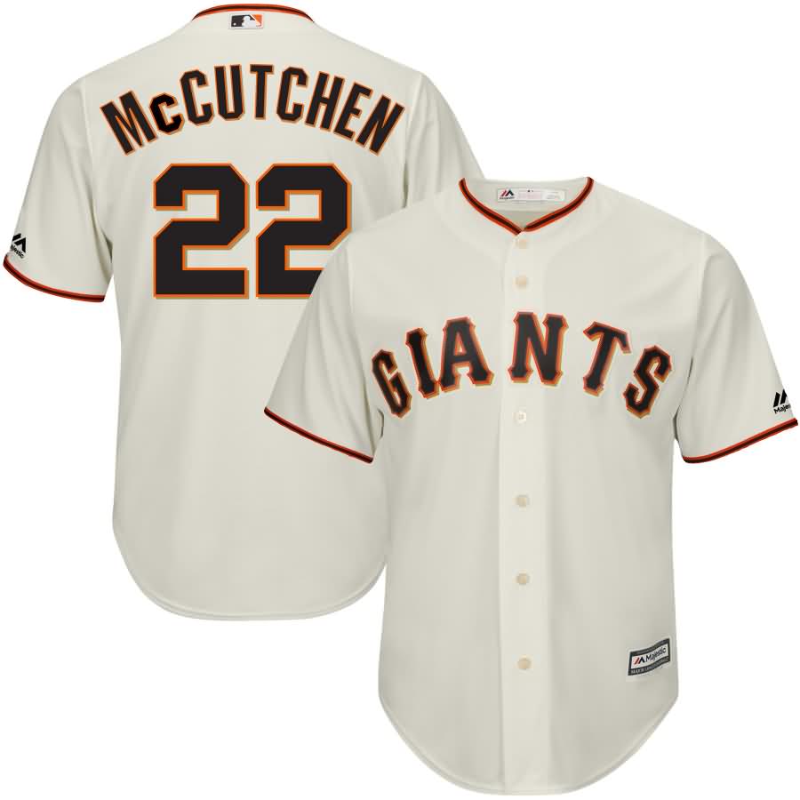 Andrew McCutchen San Francisco Giants Majestic Cool Base Player Replica Jersey - Cream