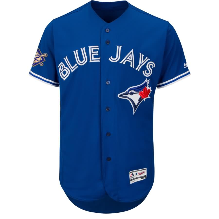 Toronto Blue Jays Majestic 2018 Jackie Robinson Day Authentic Flex Base Jersey - Royal
