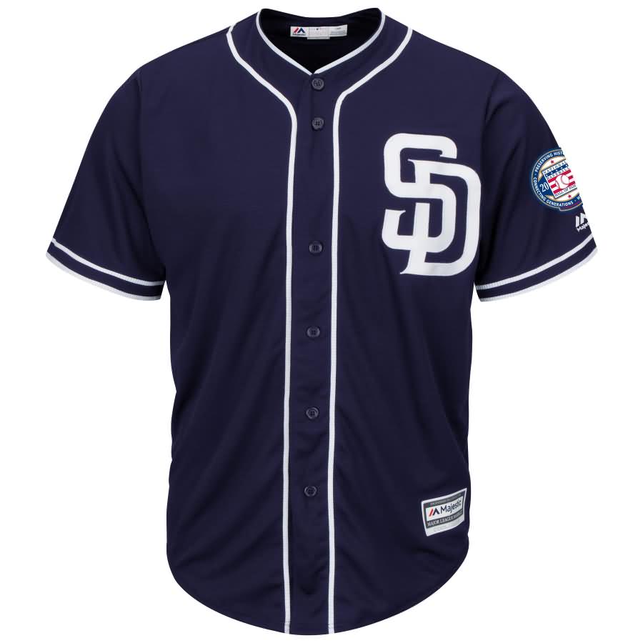 Trevor Hoffman San Diego Padres Majestic Hall of Fame Induction Patch Cool Base Jersey - Navy