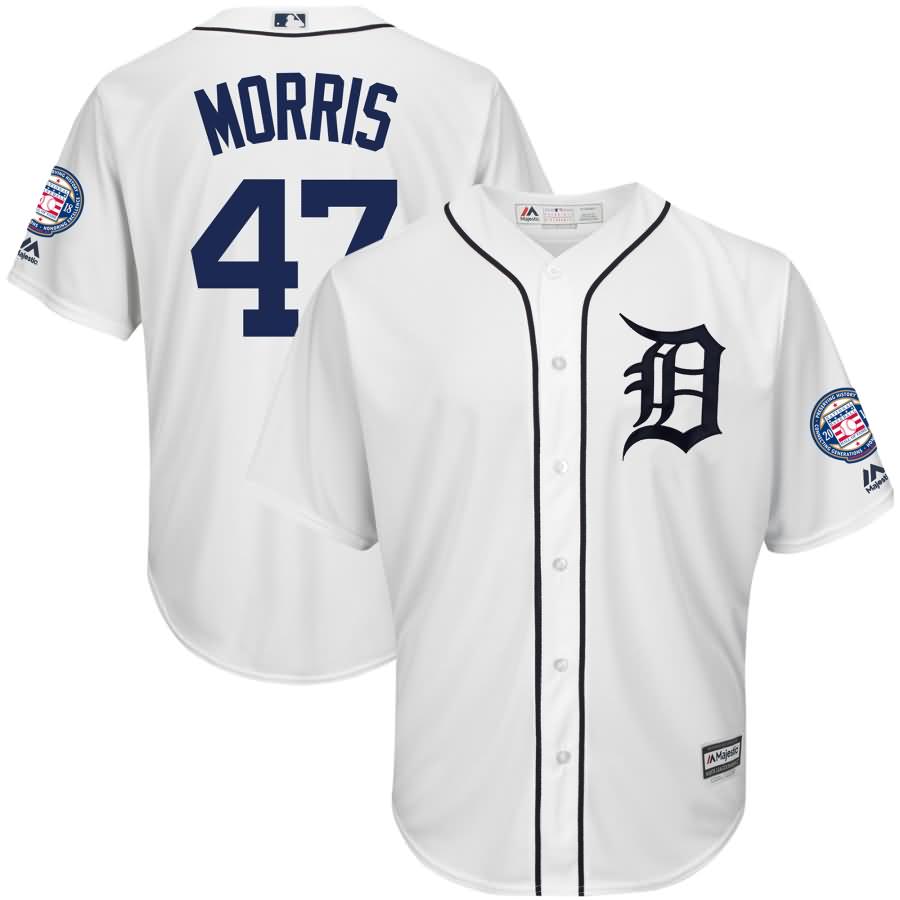 Jack Morris Detroit Tigers Majestic Hall of Fame Induction Patch Cool Base Jersey - White